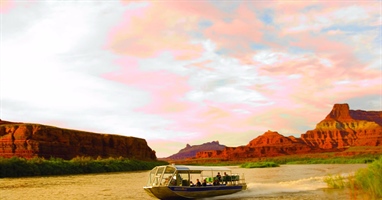 Jet Boat Dinner & Sunset